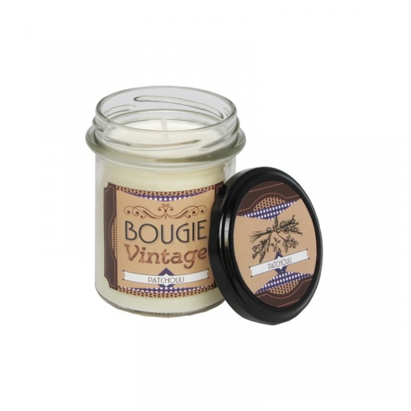 Bougie Vintage - Patchouli - 150 Grs - ODYSSEE DES SENS - Bougies parfumées - DE-443796