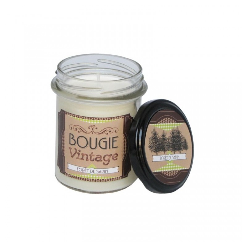 Bougie Vintage - Forêt de sapin - 150 Grs - ODYSSEE DES SENS - Bougies parfumées - DE-439935