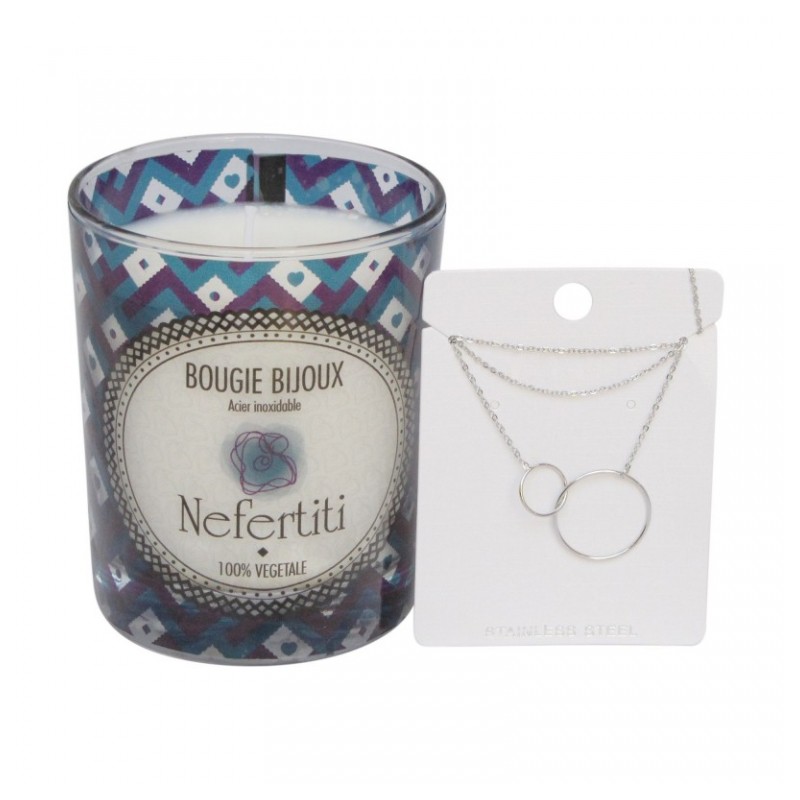 Bougie bijou - Nefertiti- 180 Grs - ODYSSEE DES SENS - Bougies parfumées - DE-228114