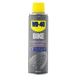 Lubrifiant chaîne toutes conditions - Spécial vélo - 250 ml - WD-40 BIKE - Lustrage et entretien - DE-217695