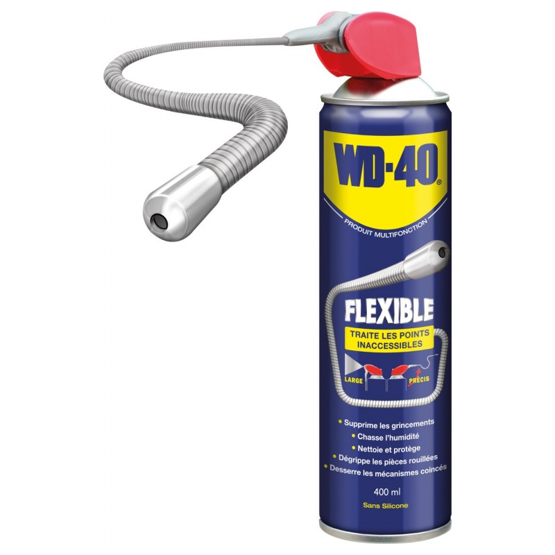 Huile multifonctions avec tube flexible - 400 ml - WD-40 - Solvant / Graisse - DE-470468