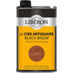 Cire d'antiquaire liquide - Black Bison - Acajou - 500 ml - LIBERON - Entretien du bois - DE-536623