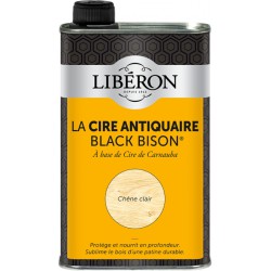 Cire d'antiquaire liquide - Black Bison - Chêne clair - 500 ml - LIBERON - Entretien du bois - DE-536649