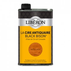 Cire d'antiquaire liquide - Black Bison - Merisier foncé - 500 ml - LIBERON - Entretien du bois - DE-536813