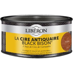 Cire d'antiquaire en pâte - Black Bison - Acajou - 500 ml - LIBERON - Entretien du bois - DE-536557