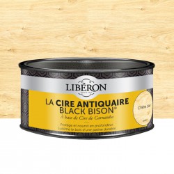 Cire d'antiquaire en pâte - Black Bison - Chêne clair - 500 ml - LIBERON - Entretien du bois - DE-536573