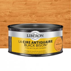 Cire d'antiquaire en pâte - Black Bison - Merisier clair - 500 ml - LIBERON - Entretien du bois - DE-536532