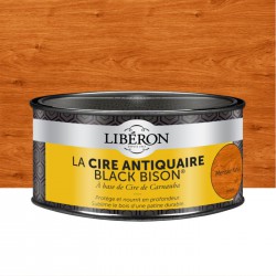 Cire d'antiquaire en pâte - Black Bison - Merisier foncé - 500 ml - LIBERON - Entretien du bois - DE-536540