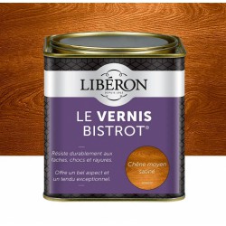 Le Vernis Bistrot - Chêne moyen - 500 ml - LIBERON - Réparation et rénovation du bois - DE-536490