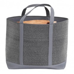 Sac à  bûches - Belharra - Gris clair - LE MARQUIER - Accessoires cheminée / poêle - DE-318121