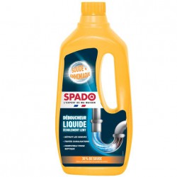 Déboucheur liquide - Écoulement lent - 1 L - SPADO - Canalisations / fosses - DE-522888