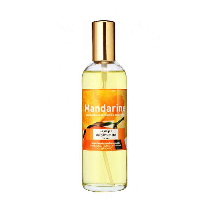 Vaporisateur d'ambiance - Mandarine - 100 ml - LAMPE DU PARFUMEUR - Parfum d'intérieur - DE-507657