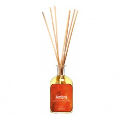 Bambous parfumés - Ambre - 100 ml - LAMPE DU PARFUMEUR - Parfum d'intérieur - DE-542951