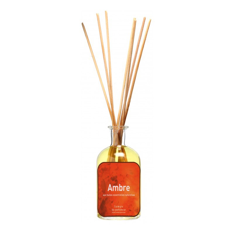 Bambous parfumés - Ambre - 100 ml - LAMPE DU PARFUMEUR - Parfum d'intérieur - DE-542951