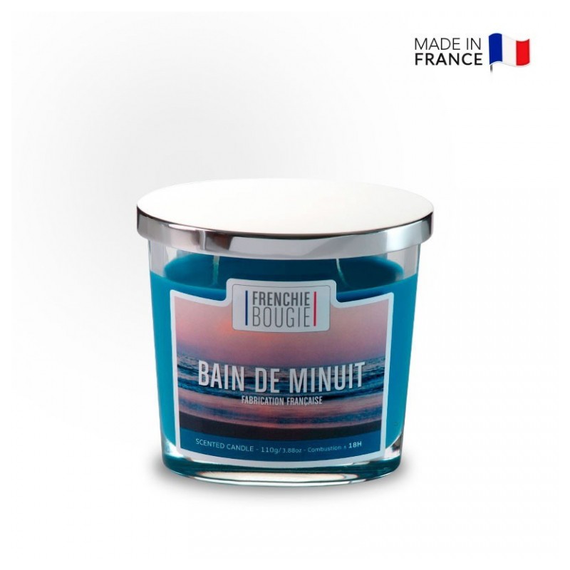 Bougie parfumée - Bain de minuit - 18 heures - Frenchie Bougie - BOUGIES LA FRANCAISE - Bougies parfumées - DE-461574 Bougie parfumée - Bain de minuit - 18 heures - Frenchie Bougie - BOUGIES LA FRANCAISE - Bougies parfumées - DE-461574