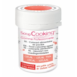 Colorant alimentaire en poudre corail - SCRAPCOOKING - Épicerie sucrée - DE-275637