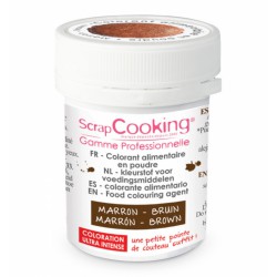 Colorant alimentaire en poudre marron - SCRAPCOOKING - Épicerie sucrée - DE-275554