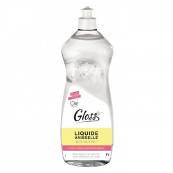 Liquide vaisselle - Citron - 100 % Naturel - 1 L - GLOSS - Entretien de la vaisselle - DE-380972