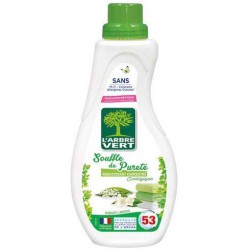 Adoucissant concentré écologique - Souffle de pureté - 800 ml - L'ARBRE VERT - Assouplissant et parfum de linge - DE-449950