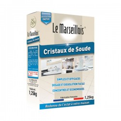 Lessive Cristaux de Soude - 1.25 Kg - LE MARSEILLOIS - Droguerie - DE-429358