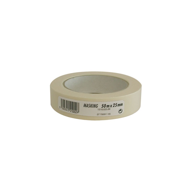 Adhésif cache lisse - 50 m x 25 mm - GPI - Ruban masquage / protection - BR-311978