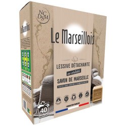 Lessive au savon de marseille - 40 lavages - LE MARSEILLOIS - Lessives - DE-512237