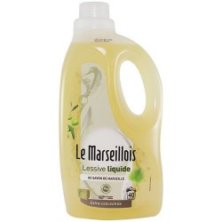 Lessive liquide au savon de marseille - 40 lavages - LE MARSEILLOIS - Lessives - DE-429571