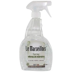 Nettoyant vitres et miroirs - 750 ml - LE MARSEILLOIS - Entretien des vitres - DE-429712