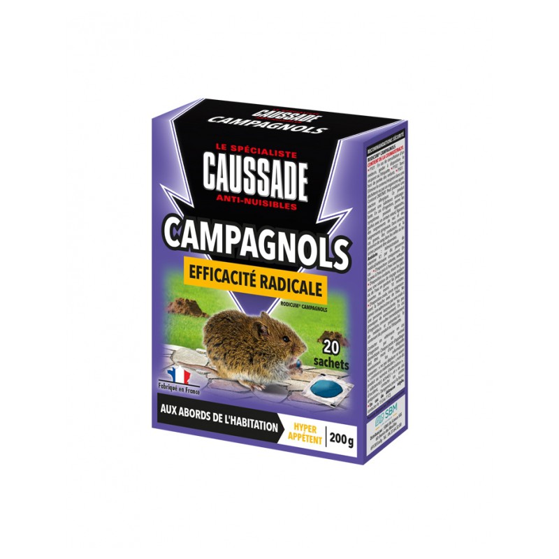 Campagnols - Foudroyant - Pat'Appât- 200 Grs - CAUSSADE - Rongeurs - DE-510926