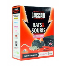 Rats & souris - pat appât + poste d'appatage - Prévention - 120 Grs - CAUSSADE - Rongeurs - DE-335936