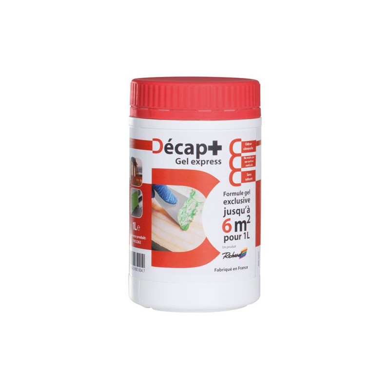 Décapant gélifié biodégradable - Décap+ Gel express - 1 L - RICHARDS COLORANTS - Décapants - DE-533083