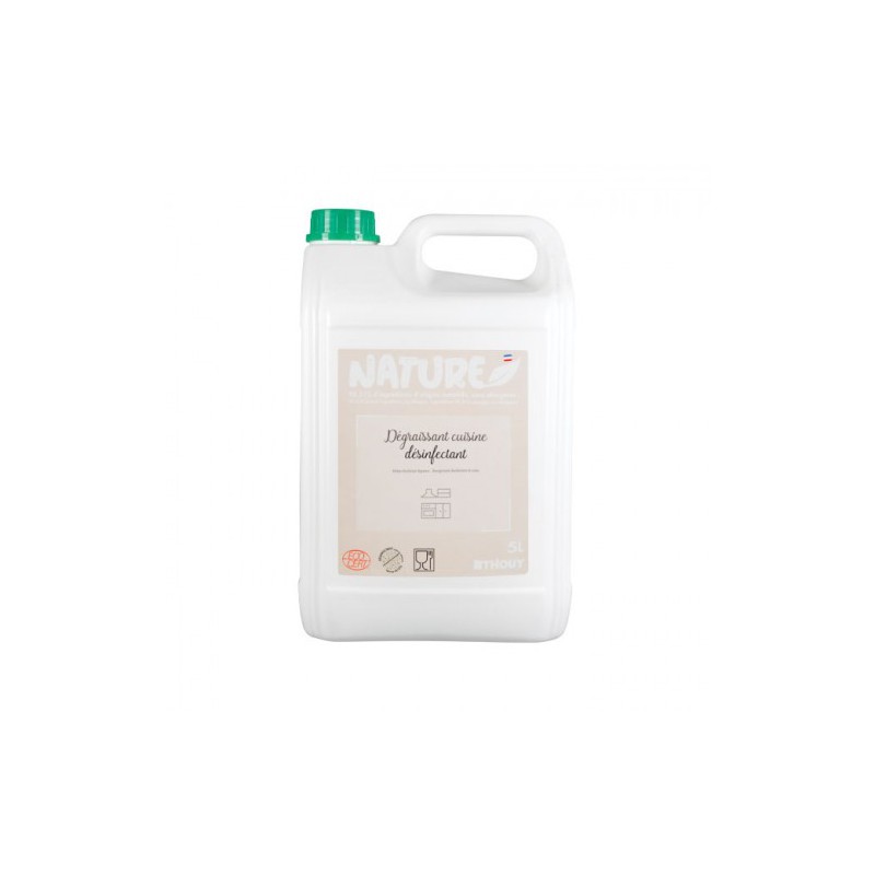 Dégraissant Désinfectant ECOCERT- 5 L - THOUY - Hygiène de la maison - B30054