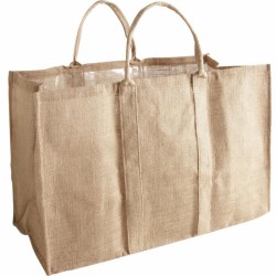 Sac à  bûches - Jûte naturel - AUBRY GASPARD - Accessoires cheminée / poêle - DE-445784