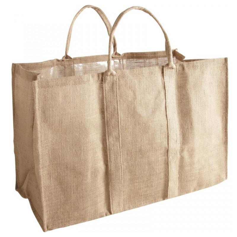 Sac à  bûches - Jûte naturel - AUBRY GASPARD - Accessoires cheminée / poêle - DE-445784