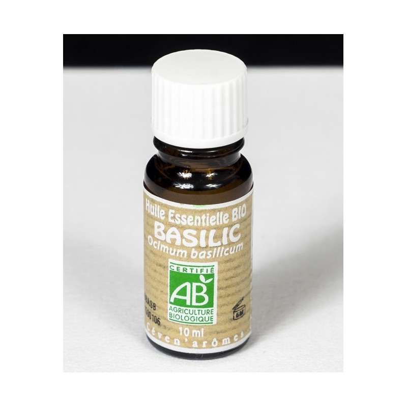 Huile essentielle Bio - Basilic - 10 ml - CEVEN AROMES - Huiles essentiellles - DE-467191