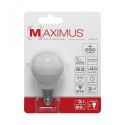 Ampoule LED bulb - E14 - 3 Watts - Maximus - DURACELL - Ampoules LED - DE-234484