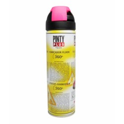 Marqueur fluorescent 360Âº - Rouge cerise - 500 ml - PINTY - Peinture aérosol - DE-290783