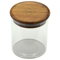 Bocal en verre Kost - Couvercle bois d'Acacia - 450 ml - POINT VIRGULE - Conservation / Boite / Emballage - DE-411280