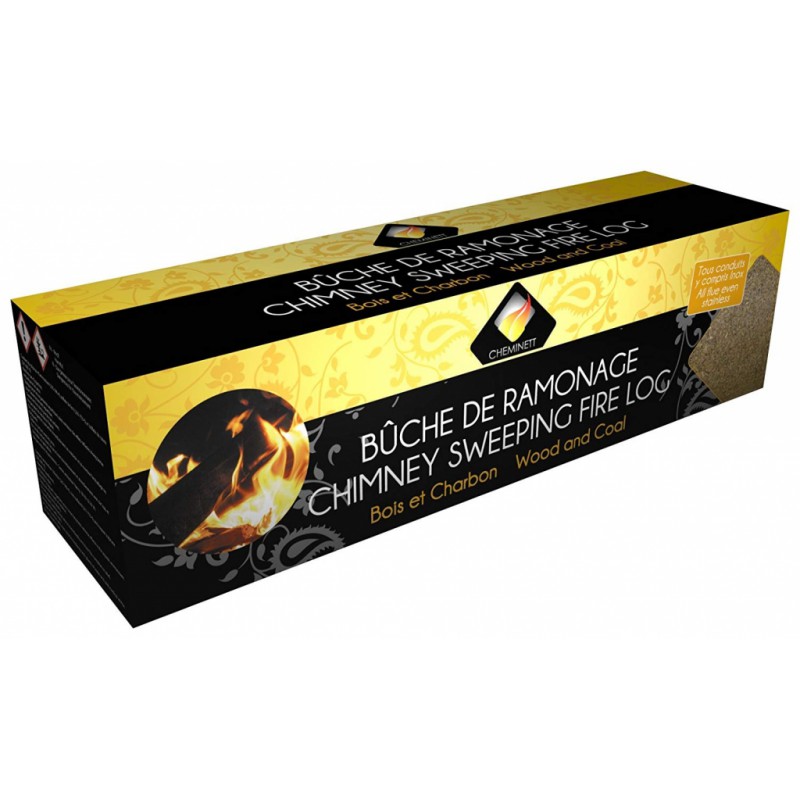 Bûche de ramonage - 1.2 Kg - KO FEU - Cheminées / Poêles / Chauffage - PYR15638