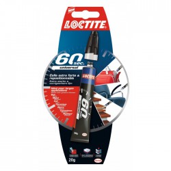 Colle universelle en gel - Universal 60 secondes - 20 Grs - LOCTITE - Colle - BR-760526