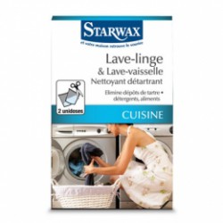 Nettoyant / Détartrant - Lave linge + lave vaisselle - 150 gr - STARWAX - Entretien électroménager - BR-315382