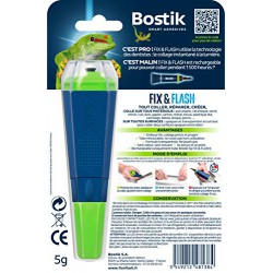 Colle de réparation avec applicateur - Fix & Flash - 5 Grs - BOSTIK - Colle - DE-322850