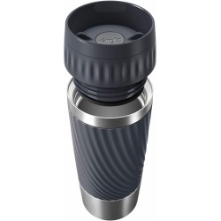 Mug isotherme - TRAVEL CUP Twist - 0.36 L - Gris - EMSA - Bouteille, gourde, mug, canette - DE-507310