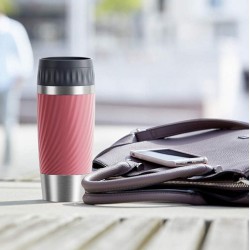 Mug isotherme - TRAVEL CUP Twist - 0.36 L - rose - EMSA - Bouteille, gourde, mug, canette - DE-507286