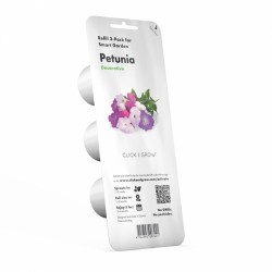 Capsule prête à  planter - Pétunia - Click & Grow - Lot de 3 - EMSA - Engrais et activateur - DE-364299