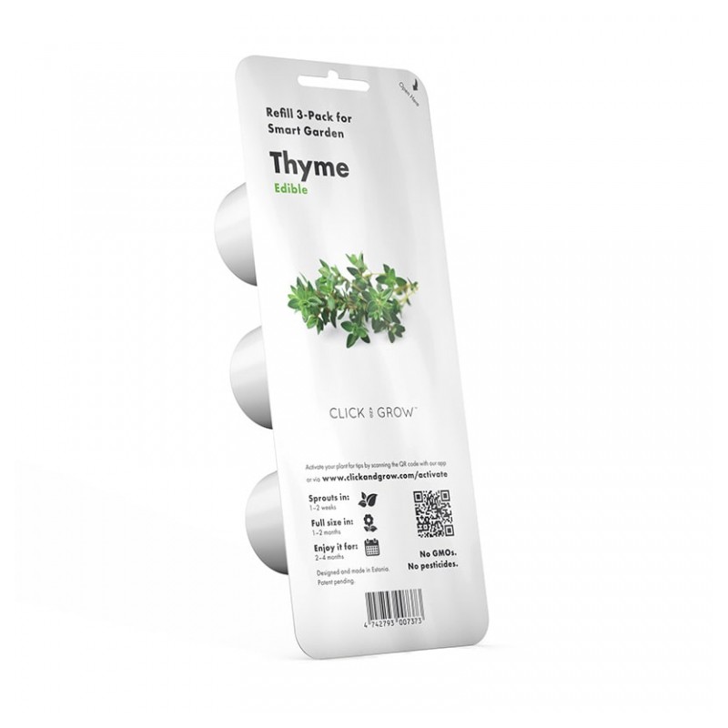 Capsule prête à  planter - Thym - Click & Grow - Lot de 3 - EMSA - Engrais et activateur - DE-363861