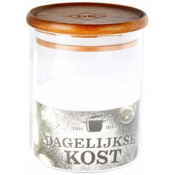 Bocal en verre Kost - Couvercle bois d'Acacia - 450 ml - POINT VIRGULE - Conservation / Boite / Emballage - DE-411280