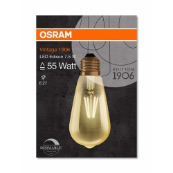 Ampoule LED à  filament - Vintage Édition 1906 - E27 - 6.5 W - OSRAM - Ampoules LED - DE-269217