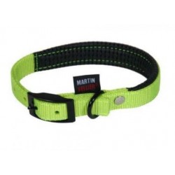 Collier pour chien en nylon confort - Vert - 2,5 x 65 cm - MARTIN SELLIER - Chiens - DE-175331