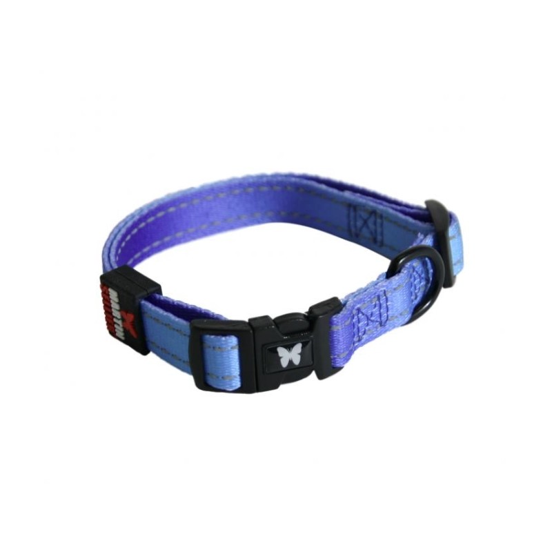 Collier pour chien en nylon Reflex - Bleu - 2 x 40/55 cm - MARTIN SELLIER - Chiens - DE-401612